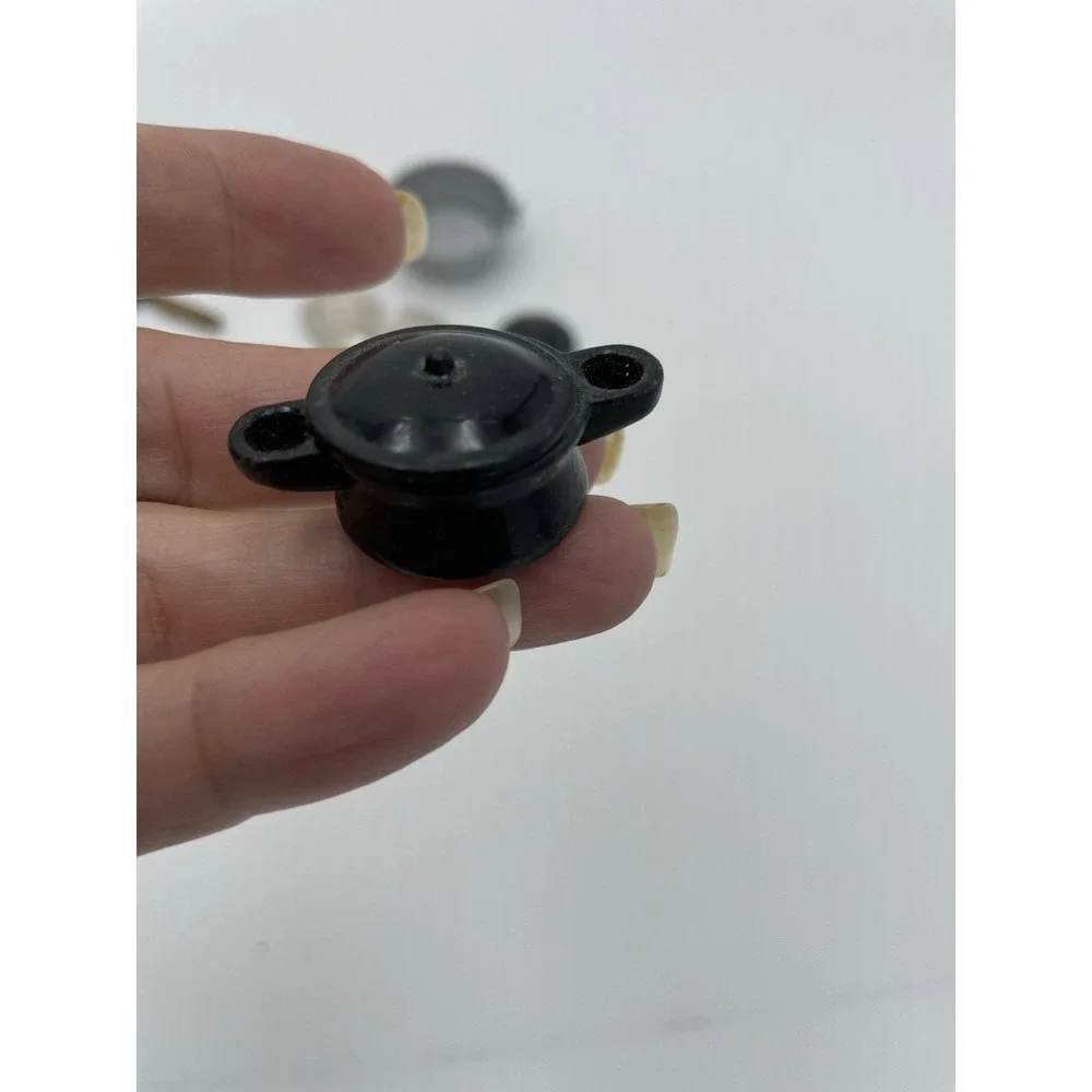 14 Pc Set Miniature‎ Metal Dollhouse Camping Supplies Dishes Pots & Tools